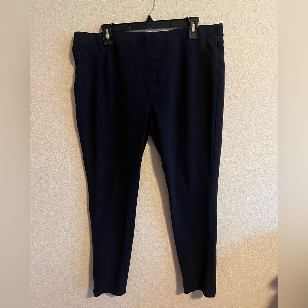 St. John's Bay Blue Skinny Leg Pants Size XXL